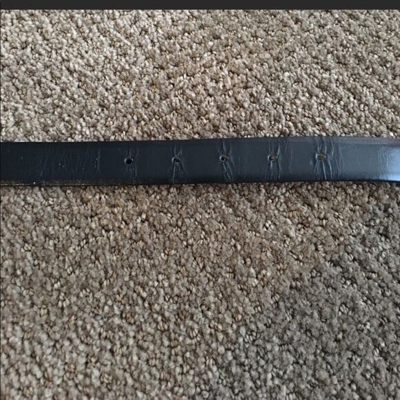 Burberry Black Leather with Gold Plaque Belt main image 6